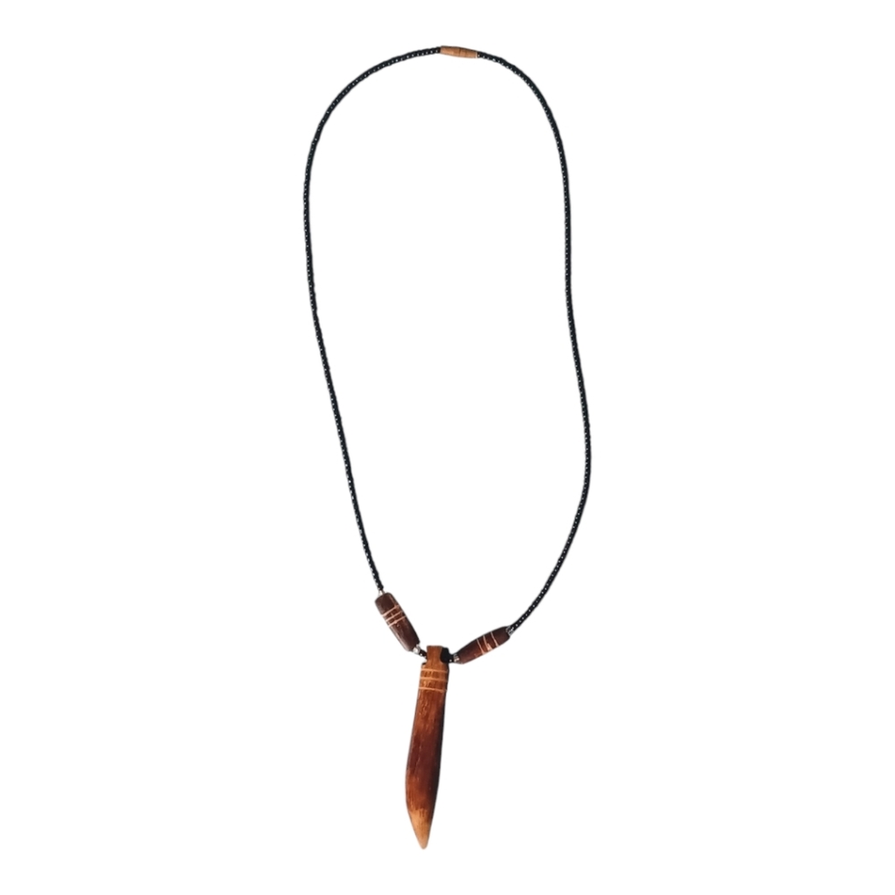 Handcrafted Wooden Pendant Necklace